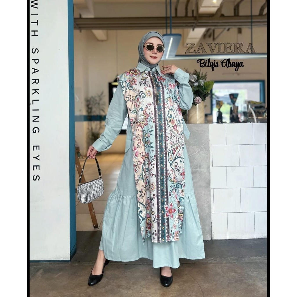 ABAYA FAIZAH SET BY ZAVIERA | ABAYA ZAHRA BY ZAVIERA