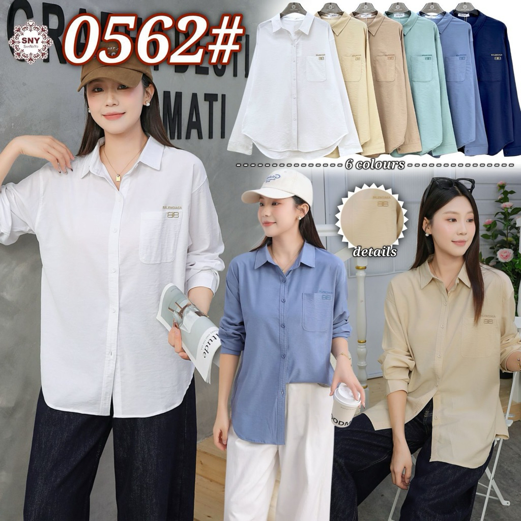kemeja wanita soft suede import premium