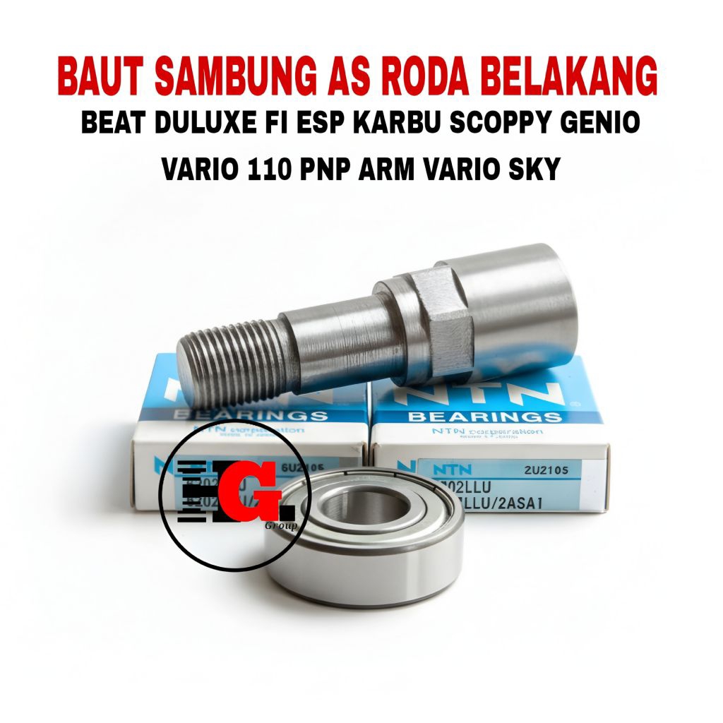 Baut Sambungan As Roda Belakang Beat Deluxe Fi Esp Karbu Scoopy Genio Vario 110 Pnp Arm Vario Sky