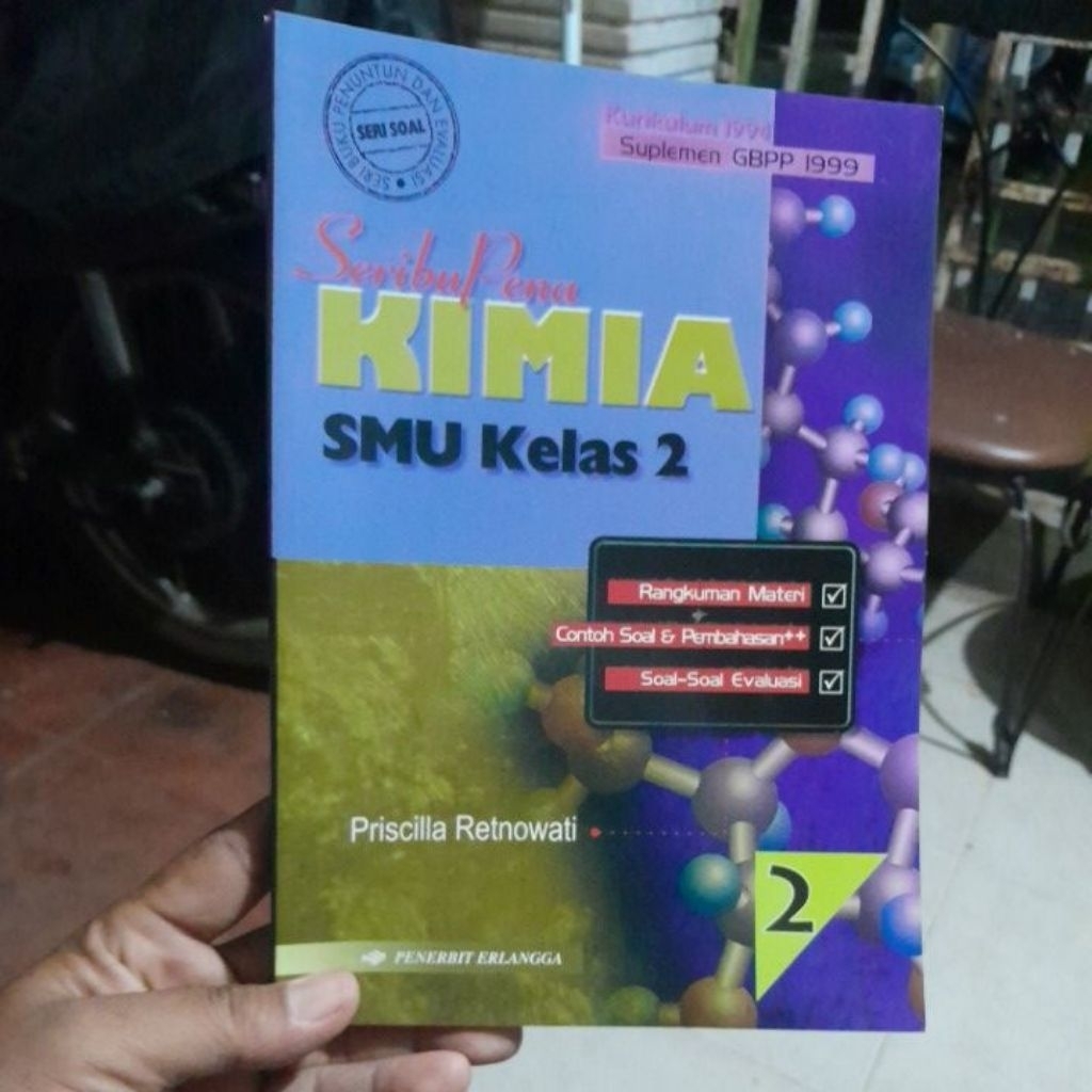 BUKU SERIBU PENA KIMIA SMA KELAS 2 KURIKULUM 1994 PENERBIT ERLANGGA