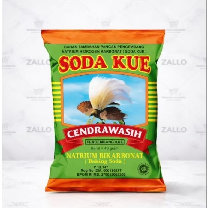 SODA KUE CENDRAWASIH 40grm Pengembang Kue