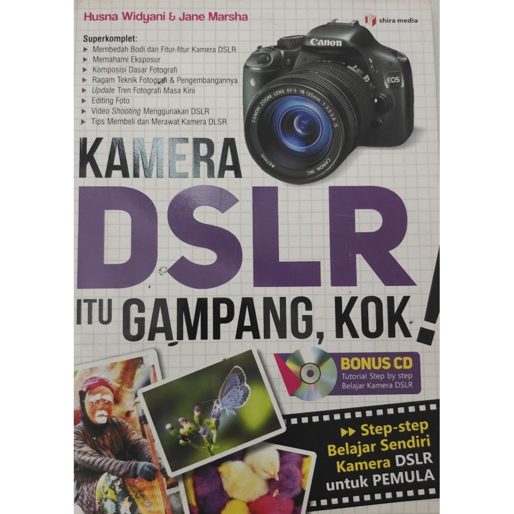 BUKU KAMERA DSLR ITU GAMPANG KOK BEKAS ORIGINAL