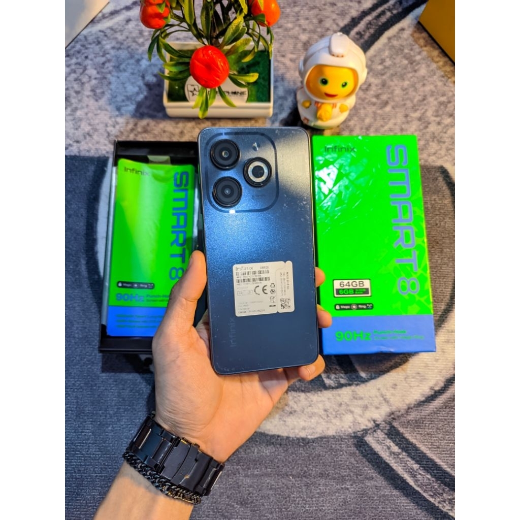 Infinix Smart 8 Ram 3+3/64GB SECOND FULLSET ORIGINAL