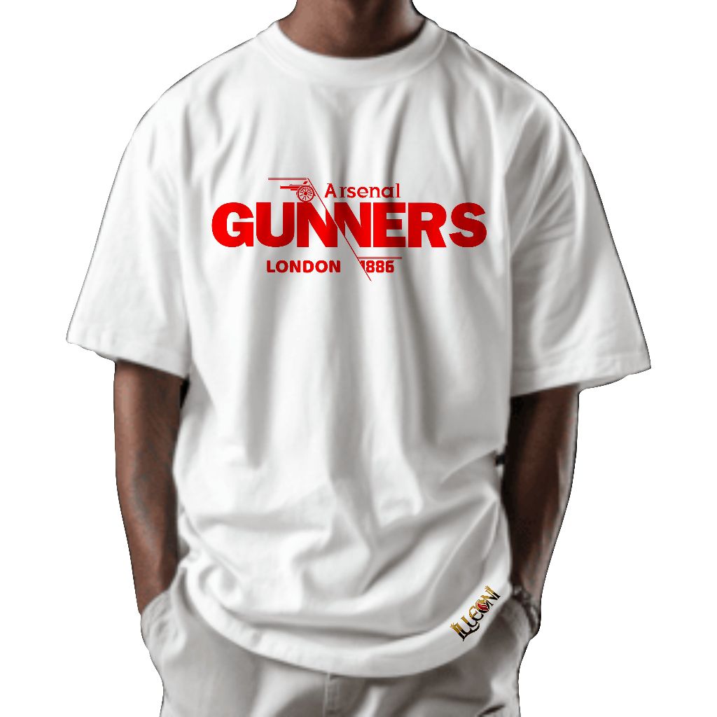 BIG SIZE (S-5XL) Kaos Gunners Arsenal | IArsenal 1886 | Kaos London Arsenal