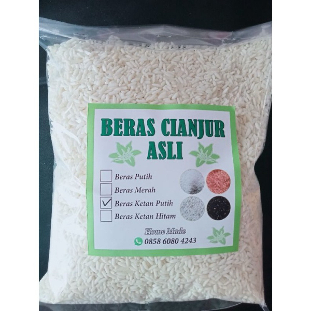 beras ketan putih pulen/ bersih asli lokal