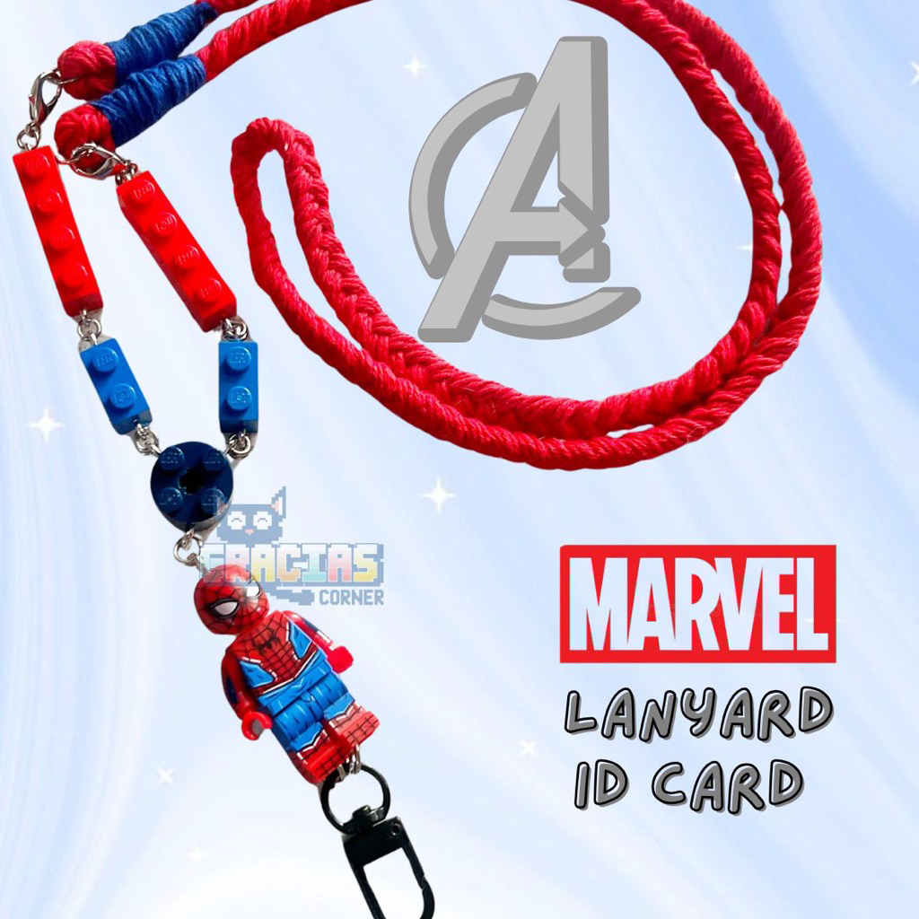 MARVEL AVENGER - LANYARD LEG0 | STRAP ID CARD | LANYARD PODS | TALI ID CARD | NAMETAG | KADO UNIK