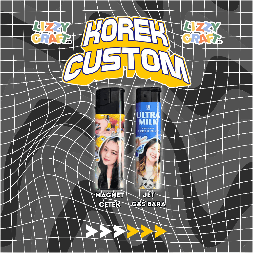 KOREK GAS JET BARA CUSTOM | KOREK API CUSTOM FOTO | KOREK FOTO