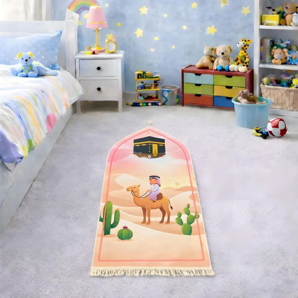 Sajadah Anak/ Sajadah anak lucu/ Sajadah travel anak