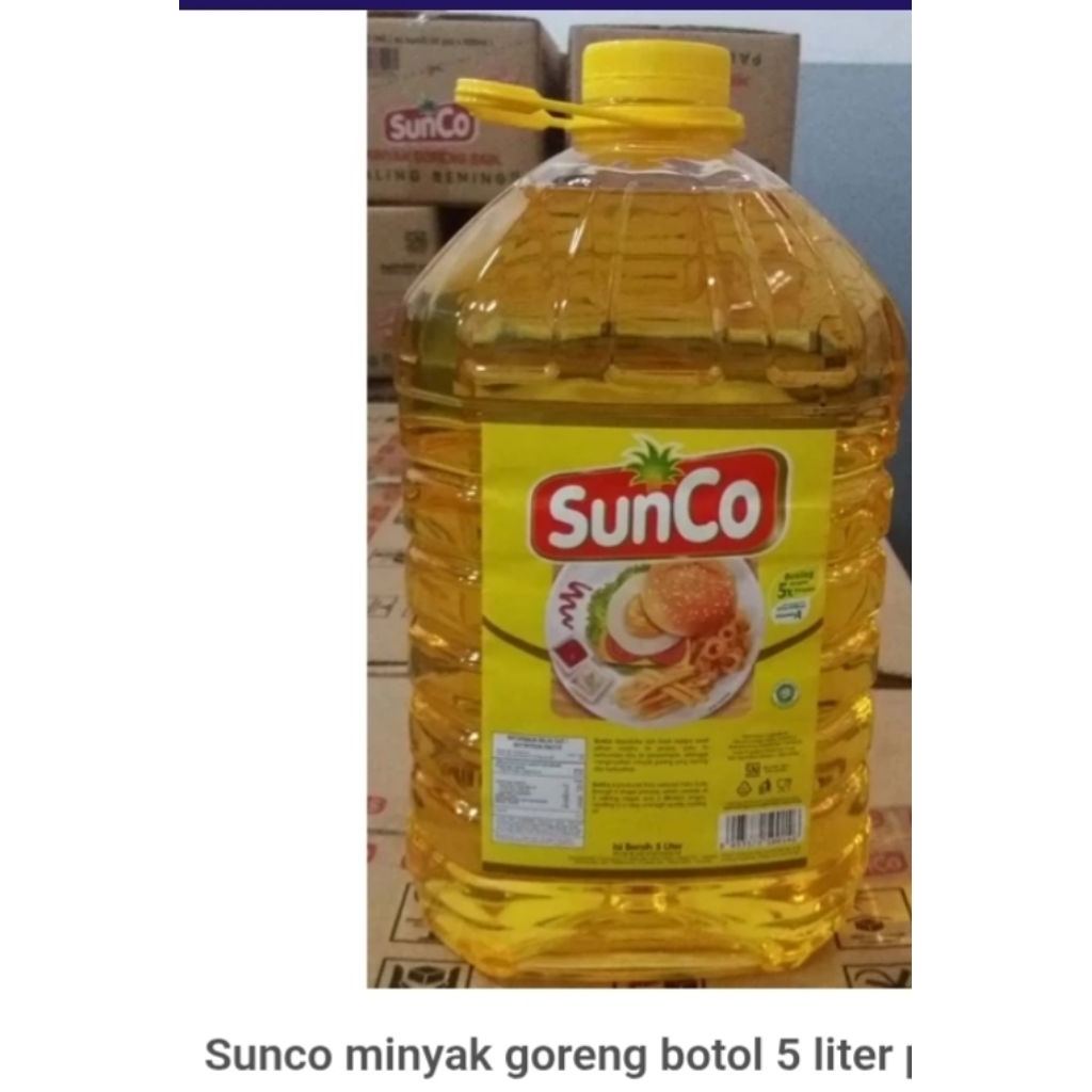 Minyak goreng sunco 5 liter/galon