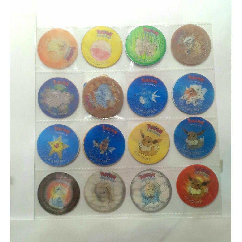 tazos pokemon 3d tazo chiki jadul