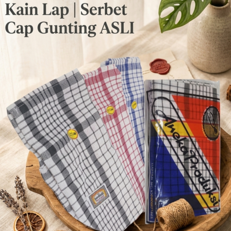 SERBET GUNTING / KAIN LAP SERBAGUNA / SERBET KAIN CAP GUNTING