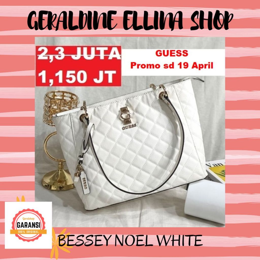 Tas Wanita Guess 100% Original SALE tote bag seri BESSEY NOEL