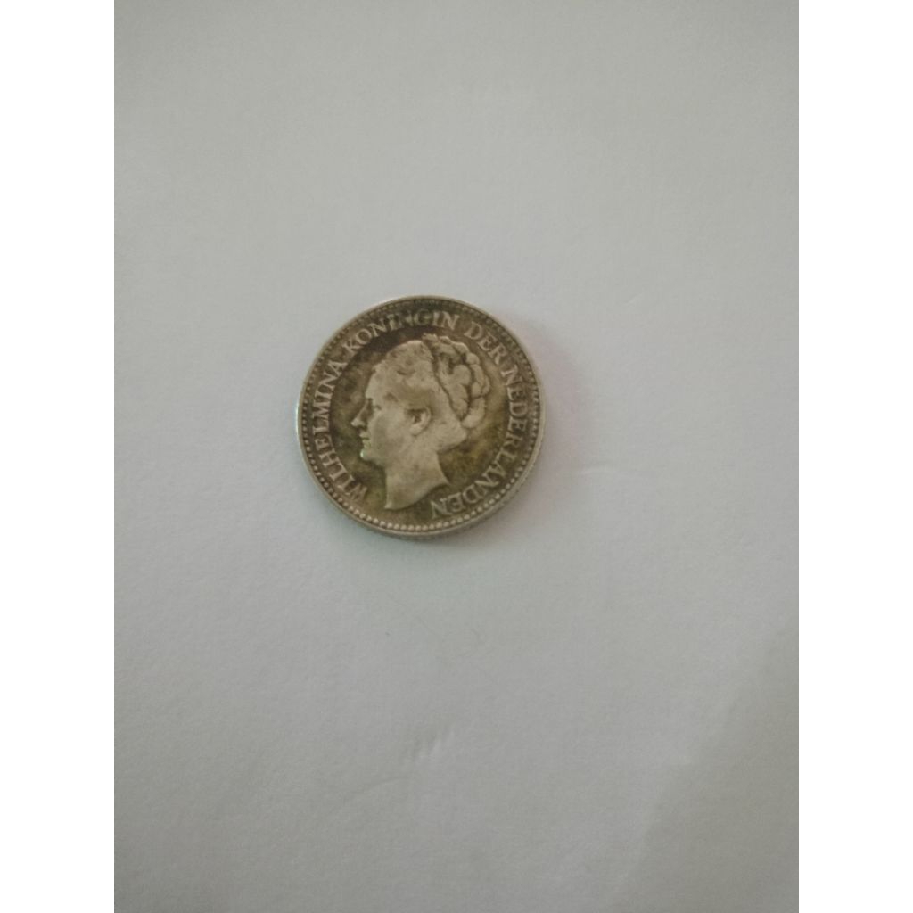 koin 1/2 Gulden Th 1930 ( koin perak)