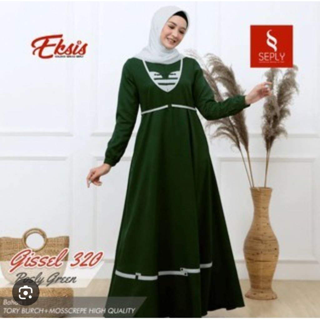 (COD) READY TERMURAH SARIMBIT/ COUPLE KELUARGA BY SEPLY EKSIS GISSEL 320 POSLY GREEN