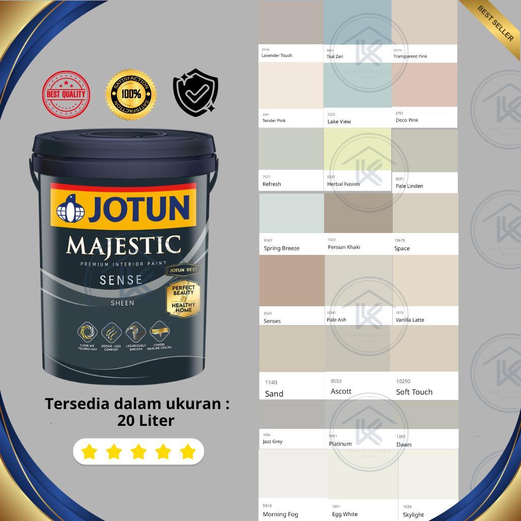 Cat Jotun Majestic Sense Cat Dinding Interior 20 Liter Pilihan Warna Premium