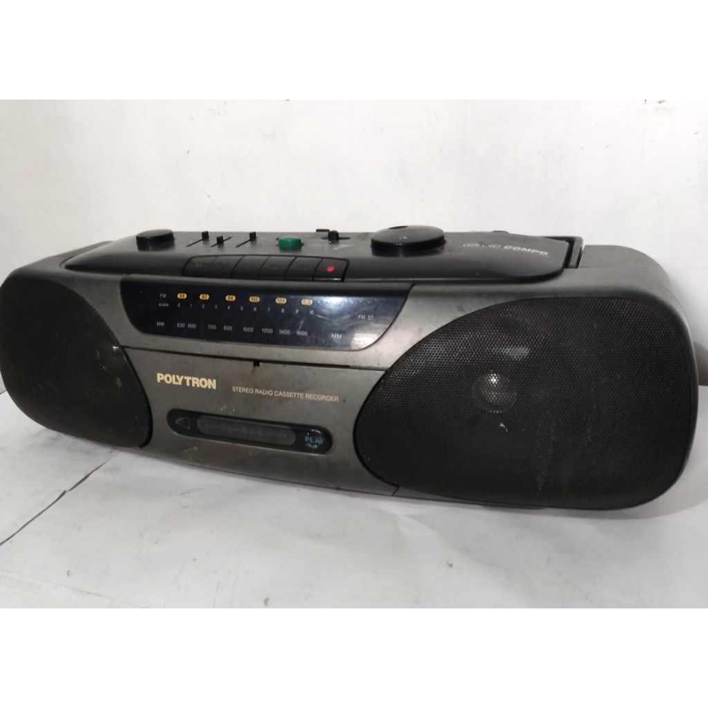 Radio Tape deck POLYTRON DAT BIG BAND amplifier kaset gitar karaoke bass bkn compo ddr3 ddr2 g41 cor