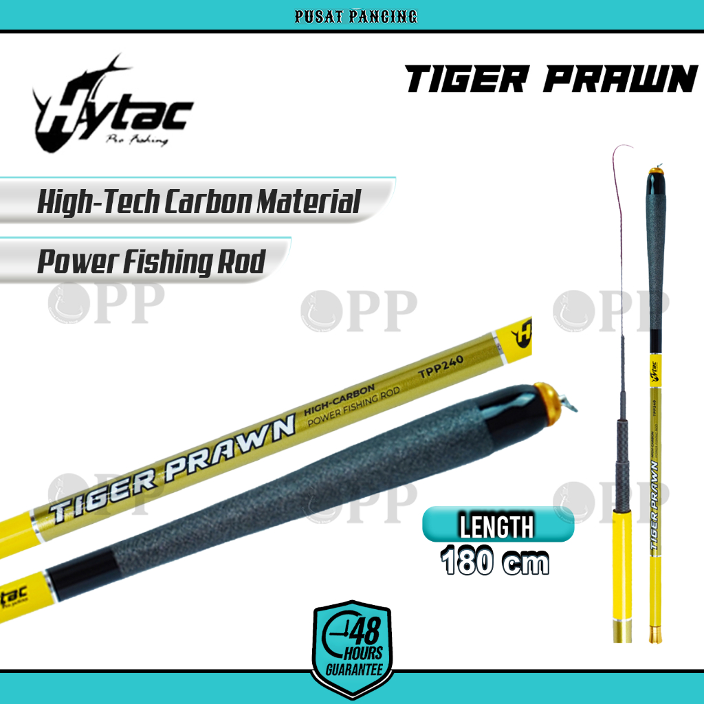 HYTAC Joran Pancing Tegek TIGER PRAWN 180cm - 240cm High Carbon Material Super Kuat Ringan dan Sensi