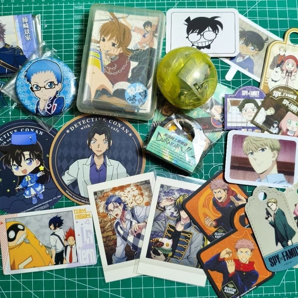 Random Anime & Game Official Merchandise (Acrylic Stand/Keychain/Magnet/Card/Gashapon/Tape) Blue Loc