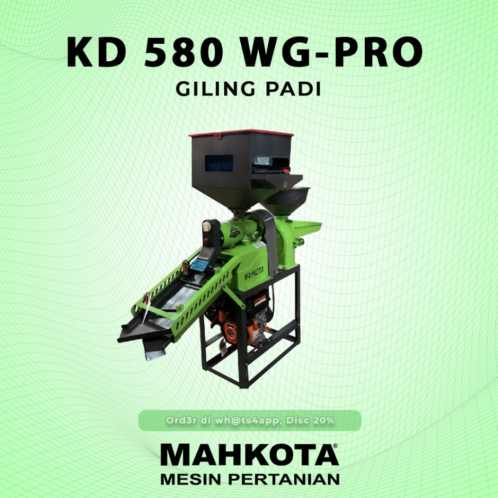 MAHKOTA GILING PADI DAN PENEPUNG KD-580 WG