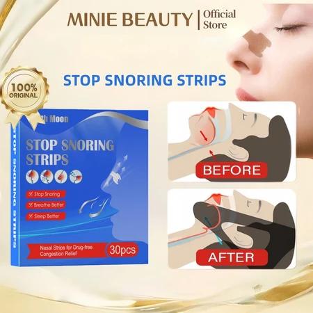 (Isi 30 pcs) Plester Hidung Nose Strips Anti Dengkur Ngorok Tempelan Hidung Tersumbat Nasal Strip An