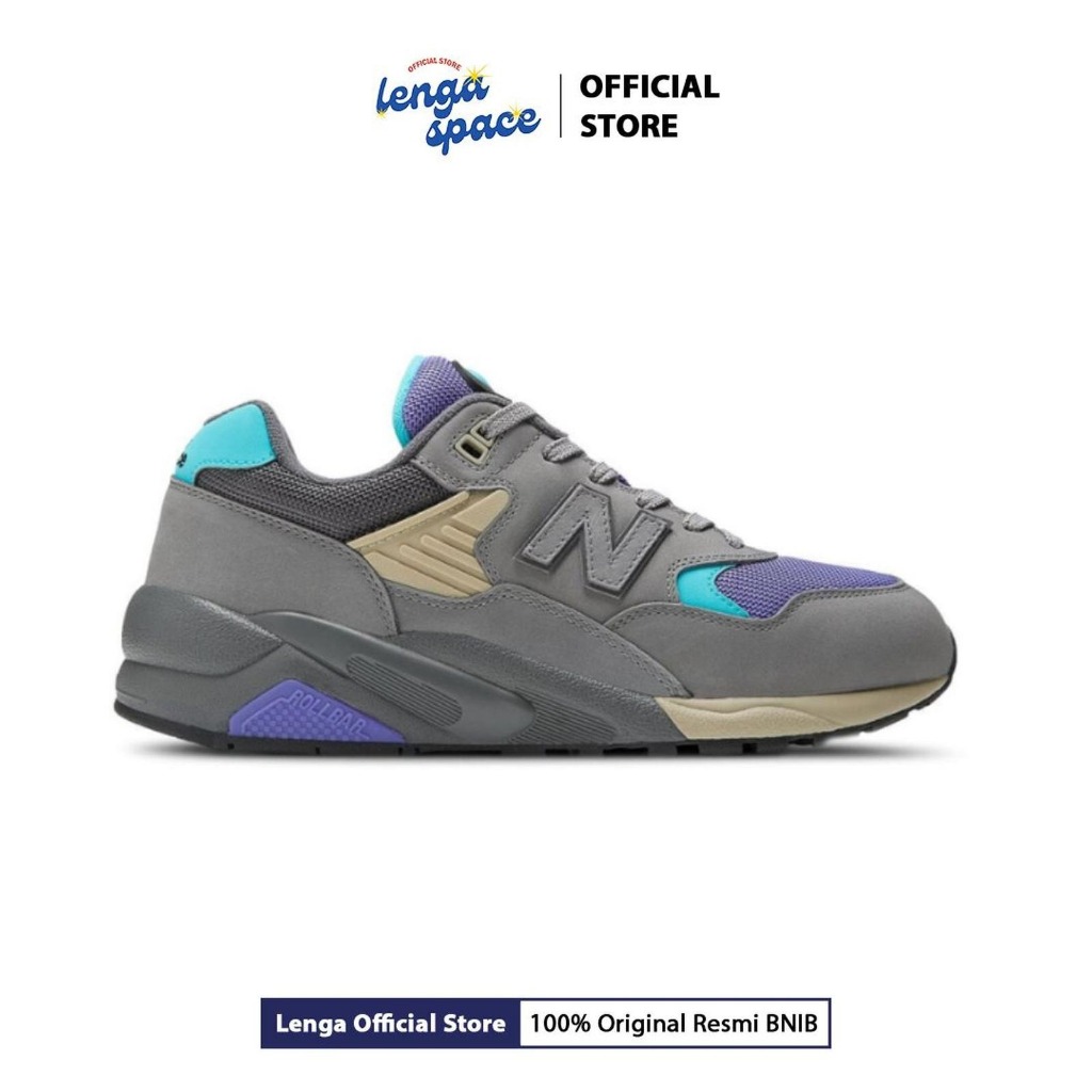Sepatu Sneakers Pria NB580 V2 - Grey (MT580VA2) Original