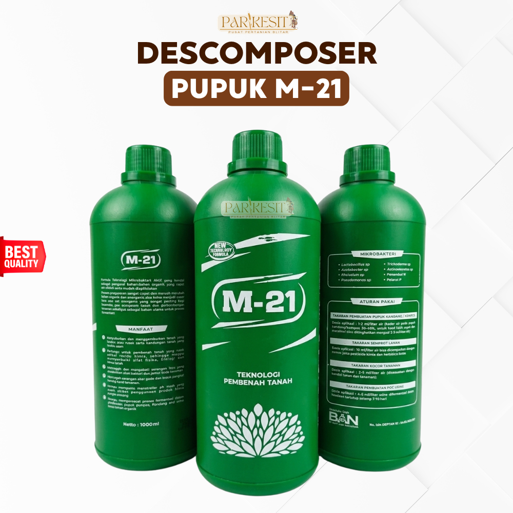 Pupuk M-21 Descomposer Pembuatan Pupuk Kompos