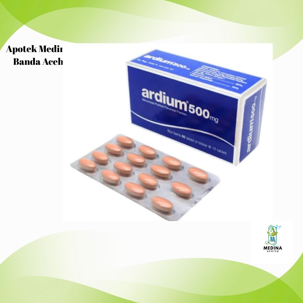 Obat Wasir Ardium 500 mg, Meringankan Varises dan Wasir