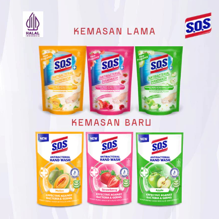 SOS Hand Wash / SOS Sabun Cuci Tangan Refill 300ml