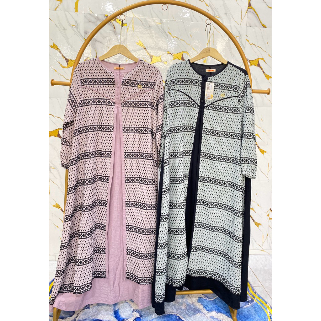 Gamis outer katbor BY BALIMO ORIGINAL