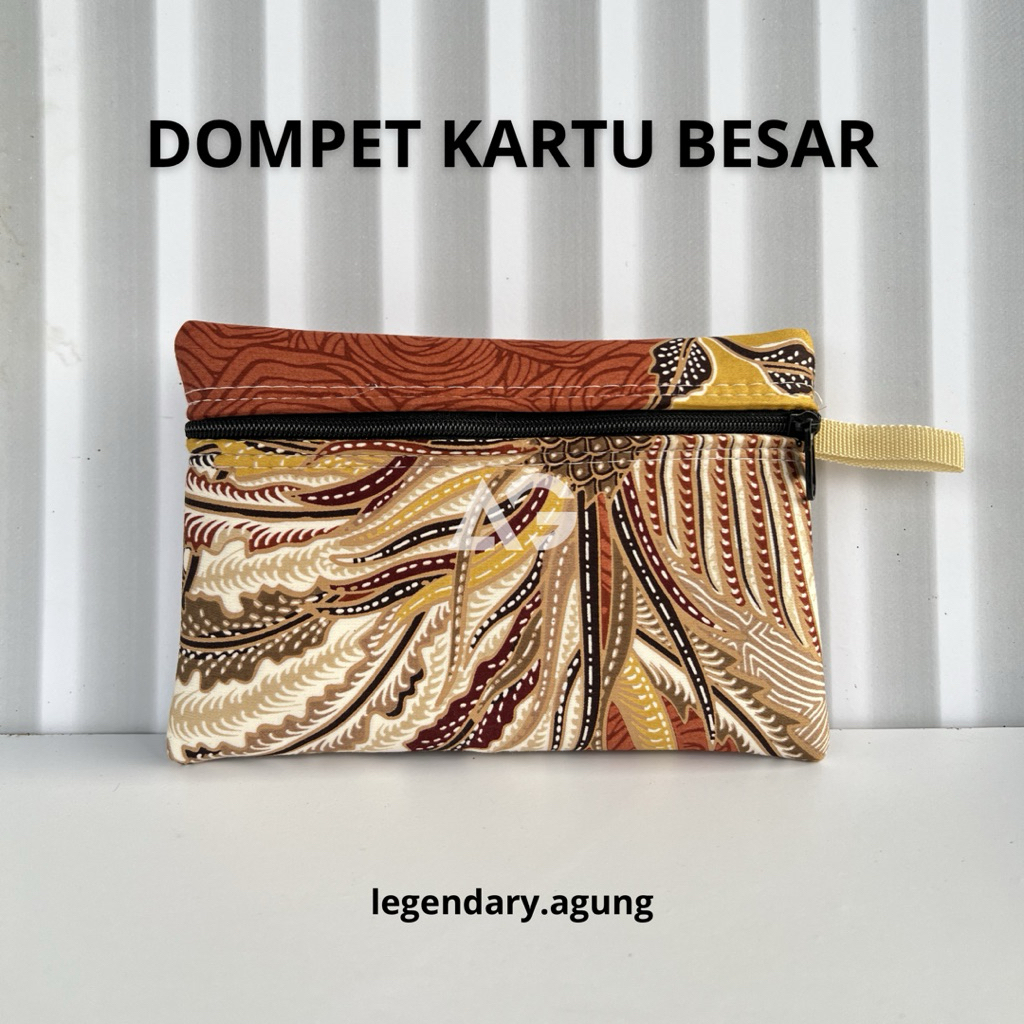 DOMPET BATIK ZIPER BESAR SOUVENIR
