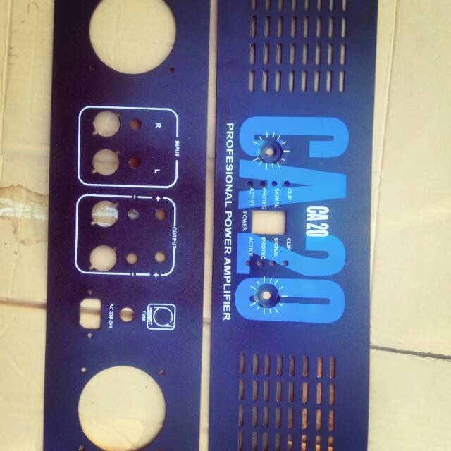 PLAT PANEL POWER CA 20 BAHAN TEBAL / PANEL POWER CA20/PLAT TEBAL