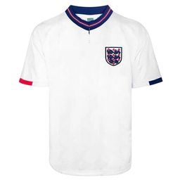 Score Draw Retro England 1989 Home White Navy / Kaos Branded Original