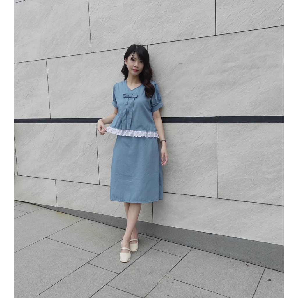 Dayeon Set Rok denim - premium import bangkok