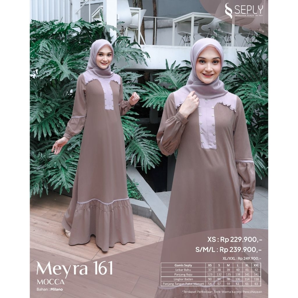 Gamis SEPLY MEYRA 161 Terbaru Limited Edition