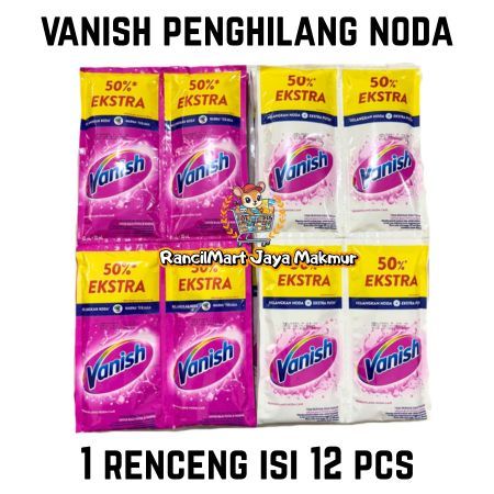 Vanish Cair Penghilang Noda 60+30 Ml [ Renceng Isi 12 Sachet ]