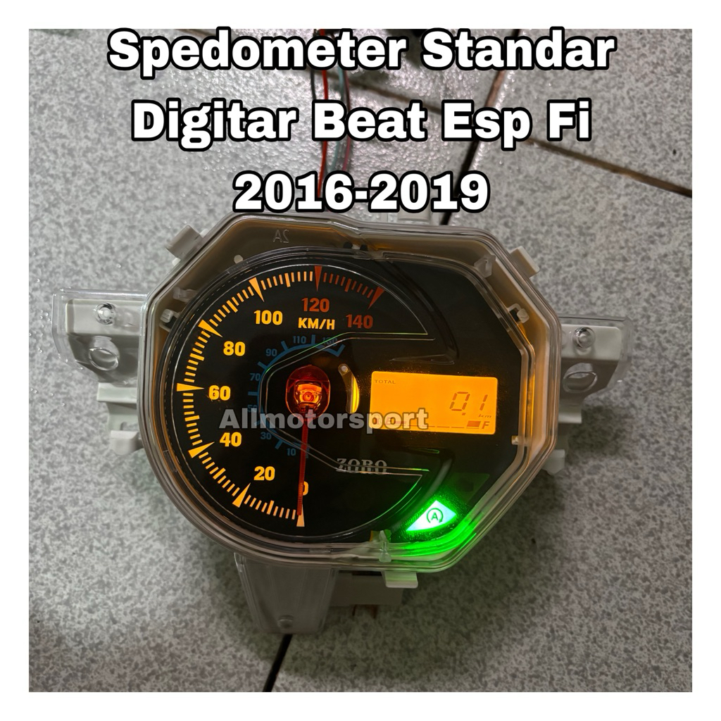 Spedometer Kilometer Semi Digitar Jarum Beat Esp Fi Tahun 2016-2019 Speedometer standar Semi digital