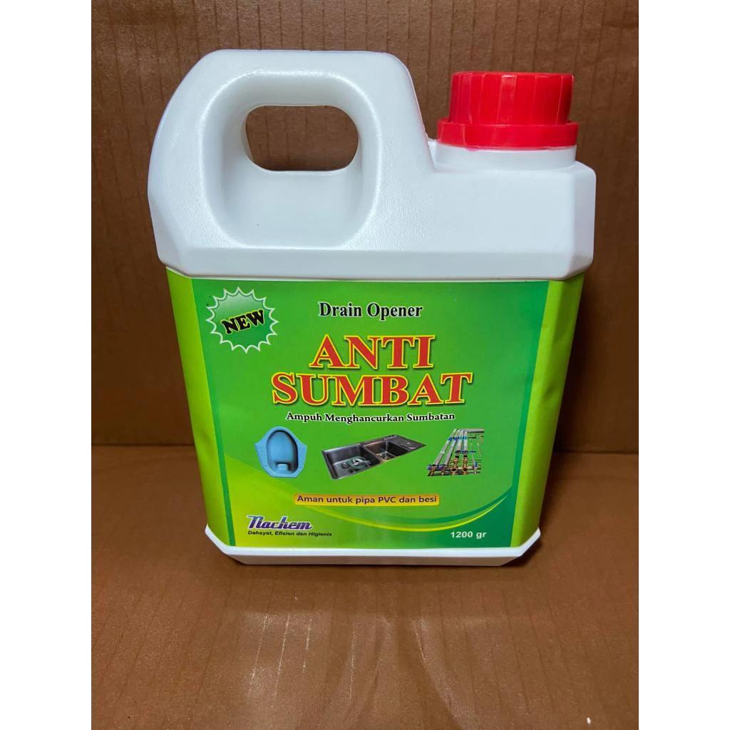 ANTI SUMBAT NACHEM 1200GR cairan cair anti mampet kamar mandi wc closet saluran air / ANTI SUMBAT NA