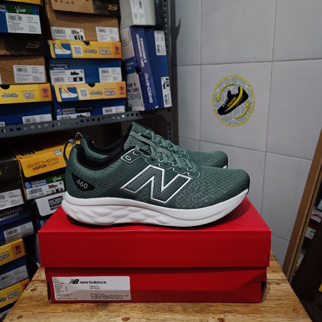 Sepatu Lari / Running Shoes / Daily Shoes - Nb 460 Olive Green