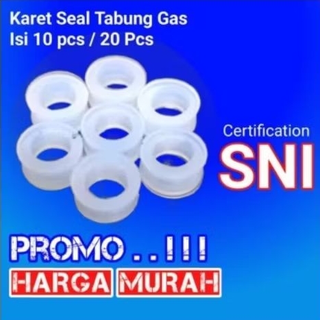 Termurah.. Karet seal tabung gas anti bocor 3kg 5kg 12kg sudah SNI isi 10pcs/20pcs tahan panas