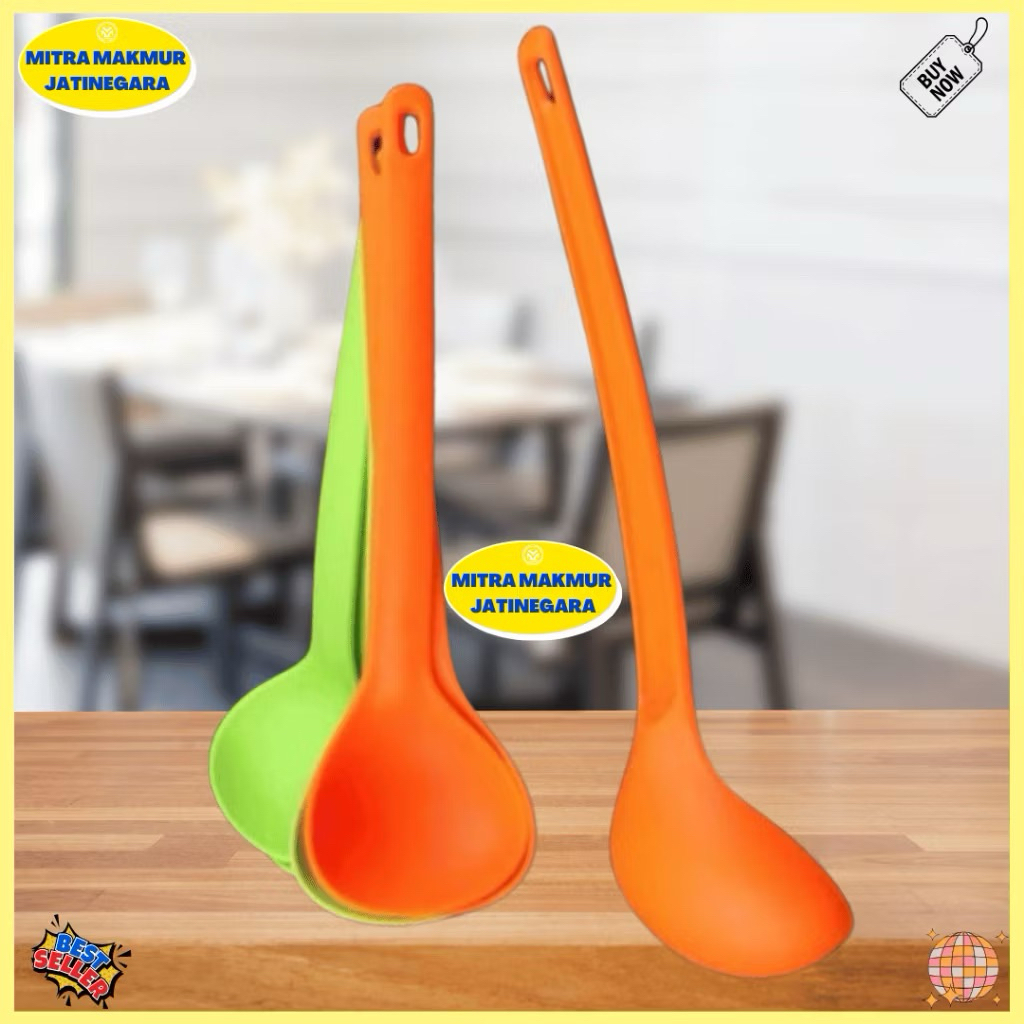 CENTONG SAYUR PLASTIK KH KECIL BESAR IRUS KUAH SENDOK SAYUR / CENTONG ES BUAH