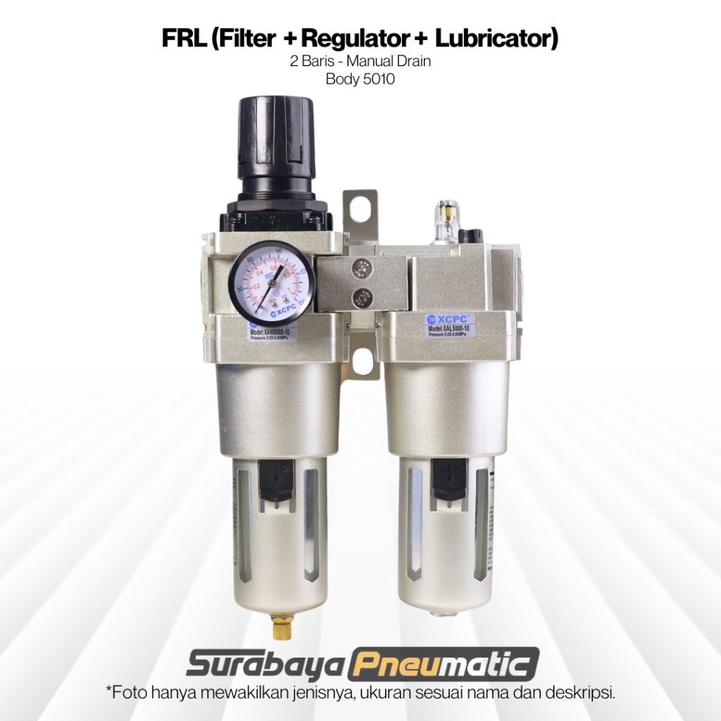 FRL - AC 5010-10 (Drat 1") - Filter Regulator Lubricator - AC5010-10