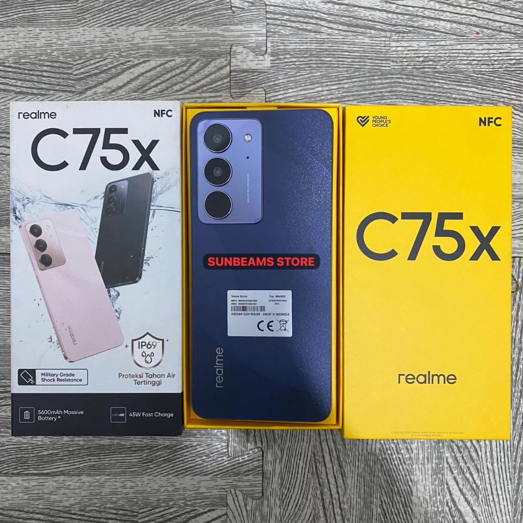 Realme C75x 8/128 Second Fullset Bekas Resmi