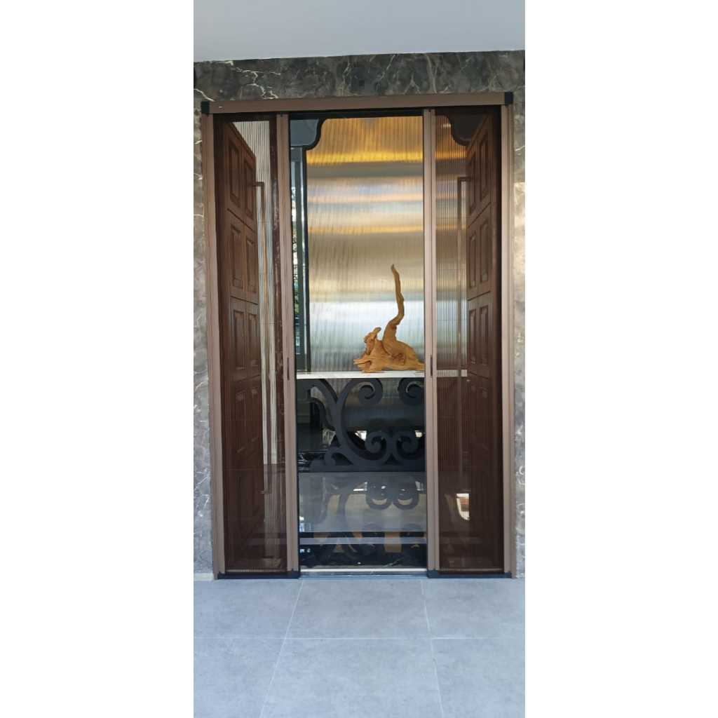 ONNA LIPAT DOOR 2 PANEL,PINTU SLIDING ANTI NYAMUK