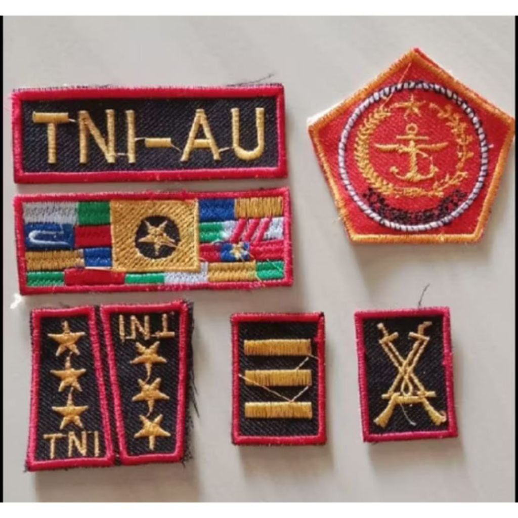 Bordir Atribut TNI AU Anak FAUD/TK