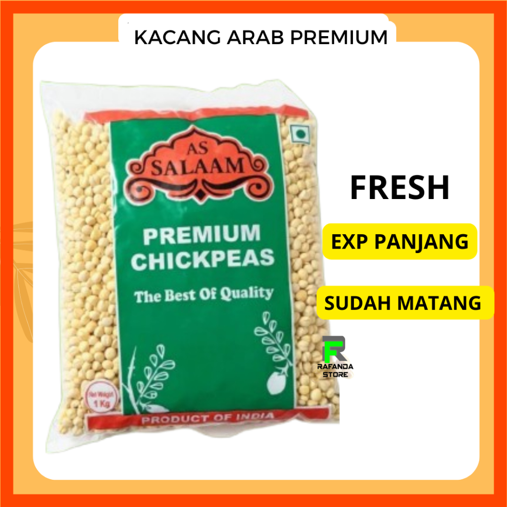 Kacang Arab Premium Stok baru / kabuli /  / kabuli / Ceci / Chickpea 1kg / 1000 gram / Kacang Arab 1