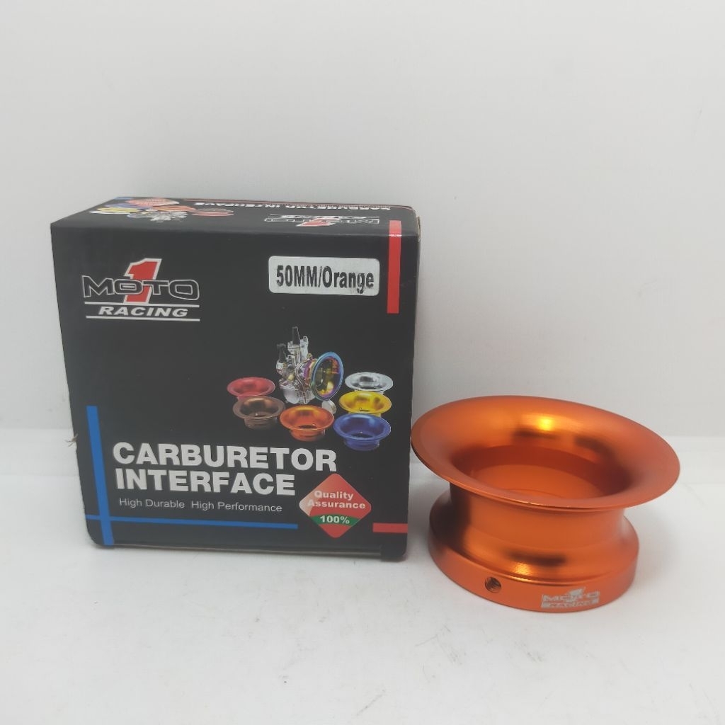 Velocity Almu CNC Moto 1 Karbu PE PWL 26 28 30 PWK 28 Diameter 50 mm Orange