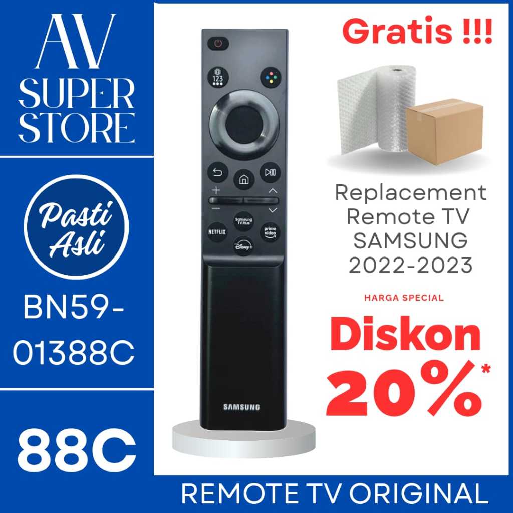 [Pasti Asli] Samsung Remote TV BN59-01388C 88C 2022-2023 85CU8000 75CU8000 65CU8000 55CU8000 50CU800