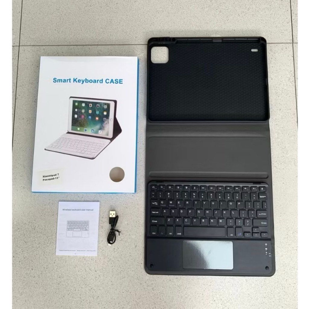 Smart Case Keyboard Wireless For Xiaomi Mi Pad 7 / Mi Pad 8 / Mi Pad 8 Pro 11.2inch Compatible / Sar
