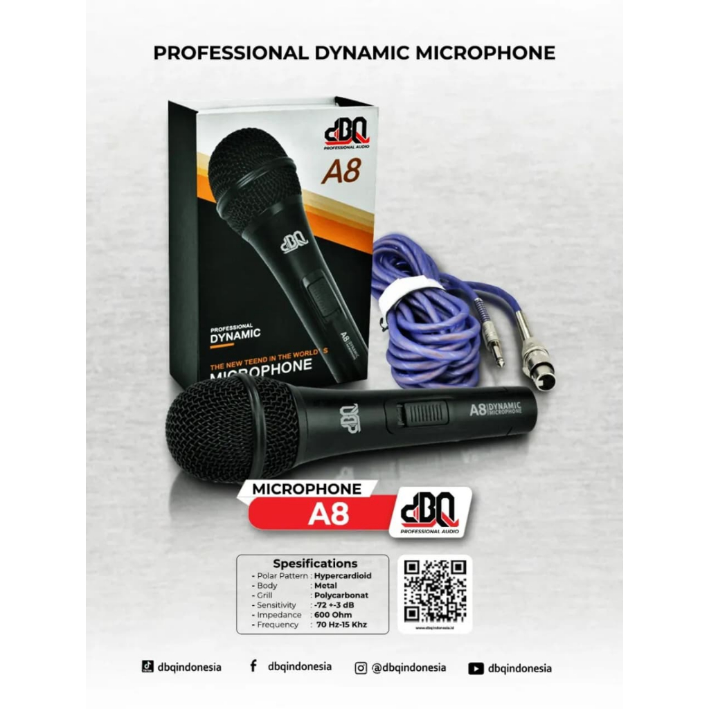 MICROPHONE KABEL dBQ | A8/A9
