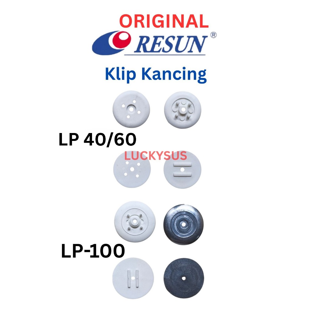Luckysus Resun Klip Kancing LP40 LP60 LP100 Original Sparepart Pompa Udara Aerator Resun Diaphragm P